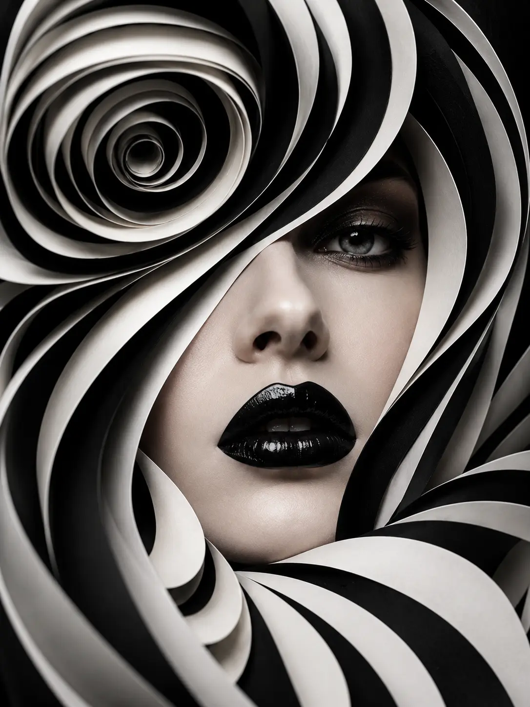 Spiral Voice — Abstract Portraits artwork by RORISPRINTS