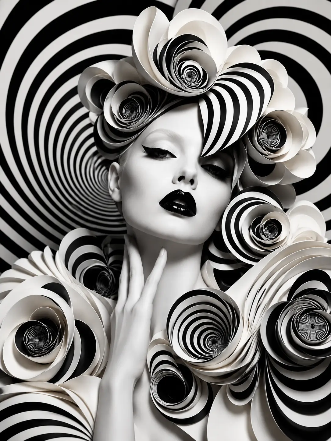 Velvet Current — Abstract Portraits artwork by RORISPRINTS