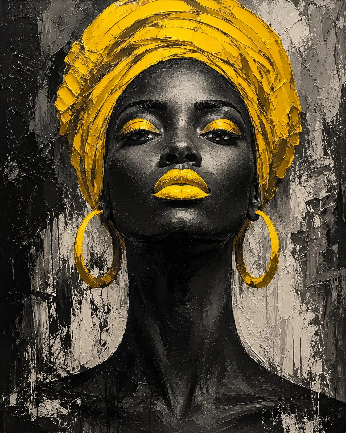Sun Crown — African Woman artwork by RORISPRINTS