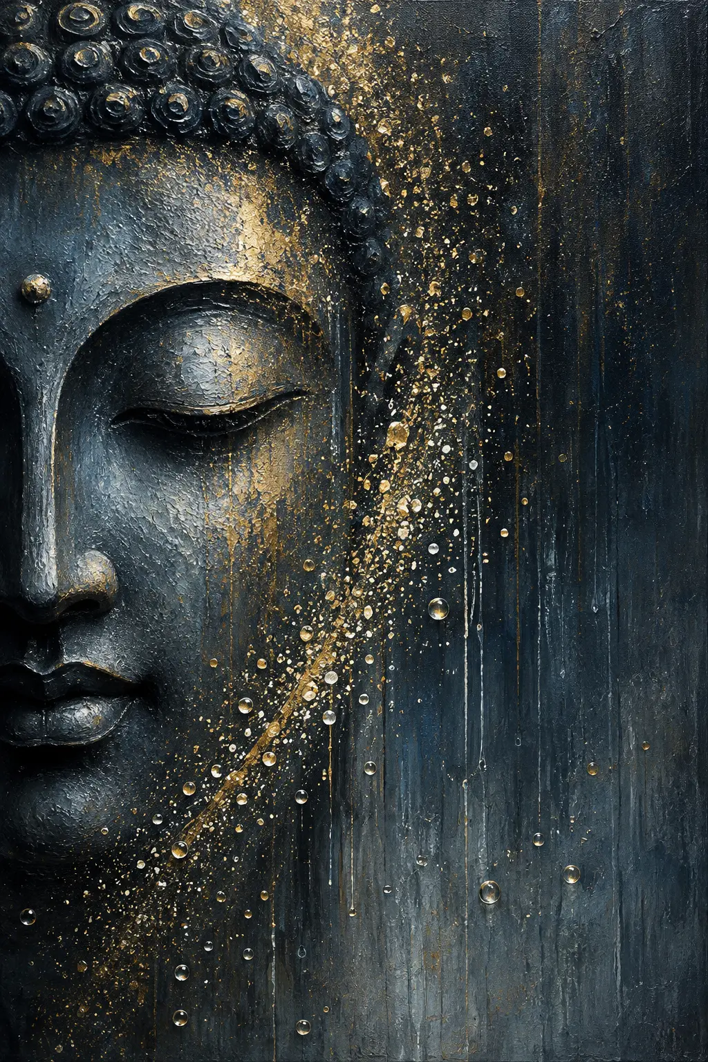 Midnight Prayer — Buddha & Divinities artwork by RORISPRINTS