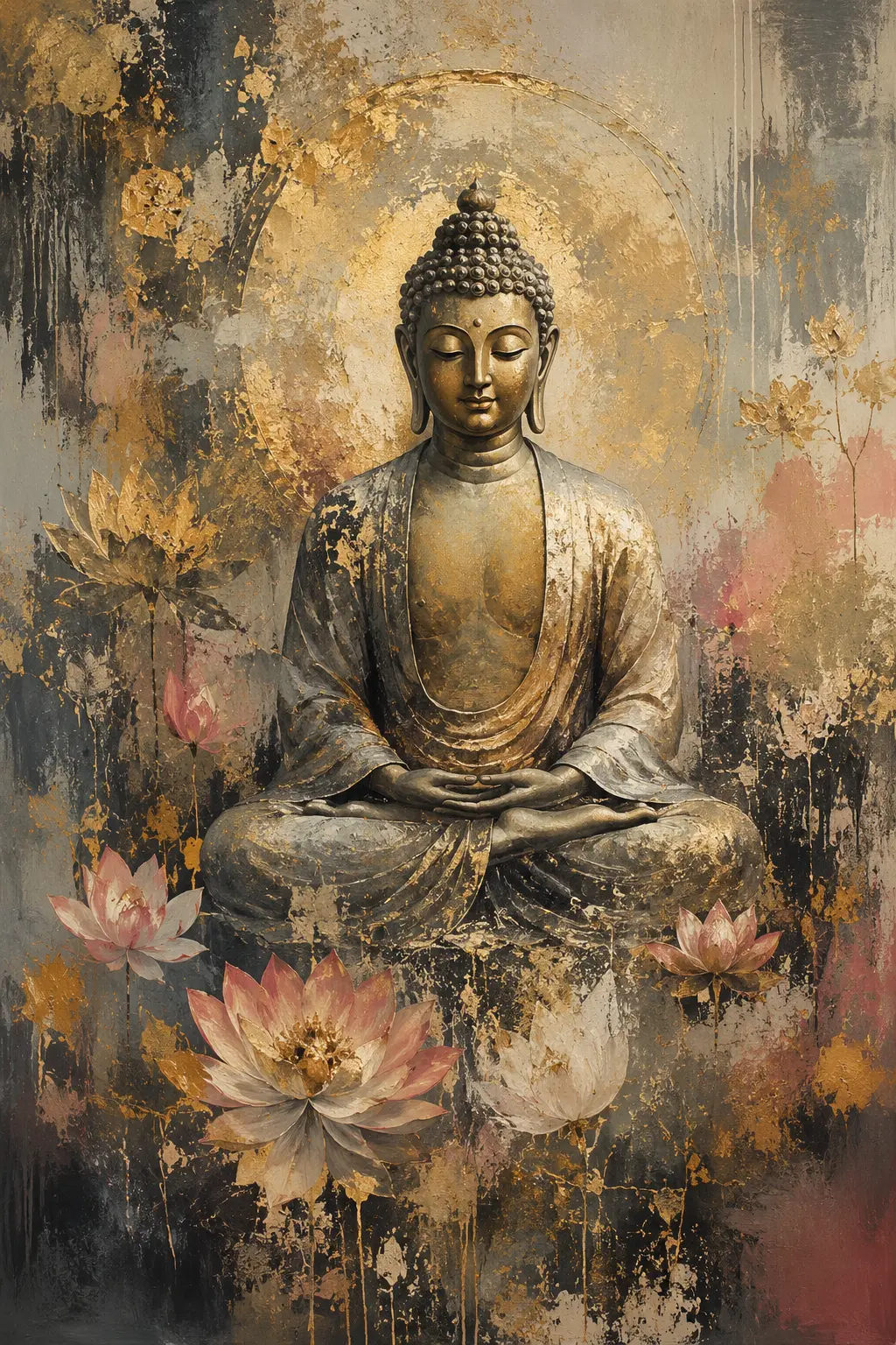 Garden of Quiet — Buddha & Divinities artwork by RORISPRINTS