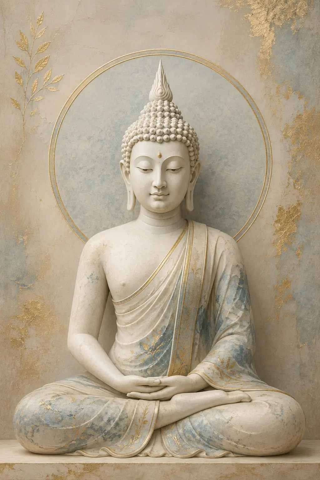 Pearl Serenity — Buddha & Divinities artwork by RORISPRINTS
