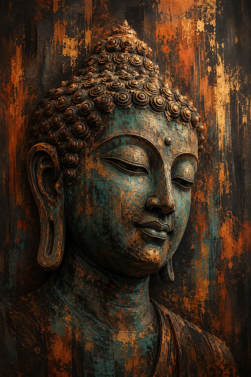 Temple at Dusk — Buddha & Divinities artwork by RORISPRINTS
