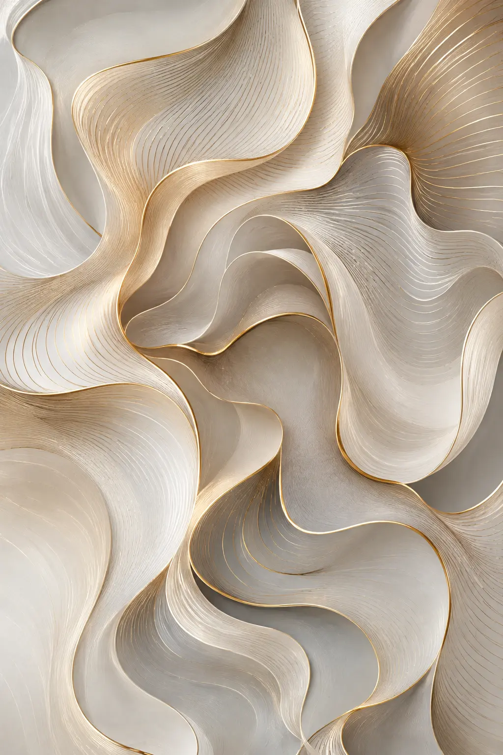 Ivory Current — Luxury Abstracts artwork by RORISPRINTS