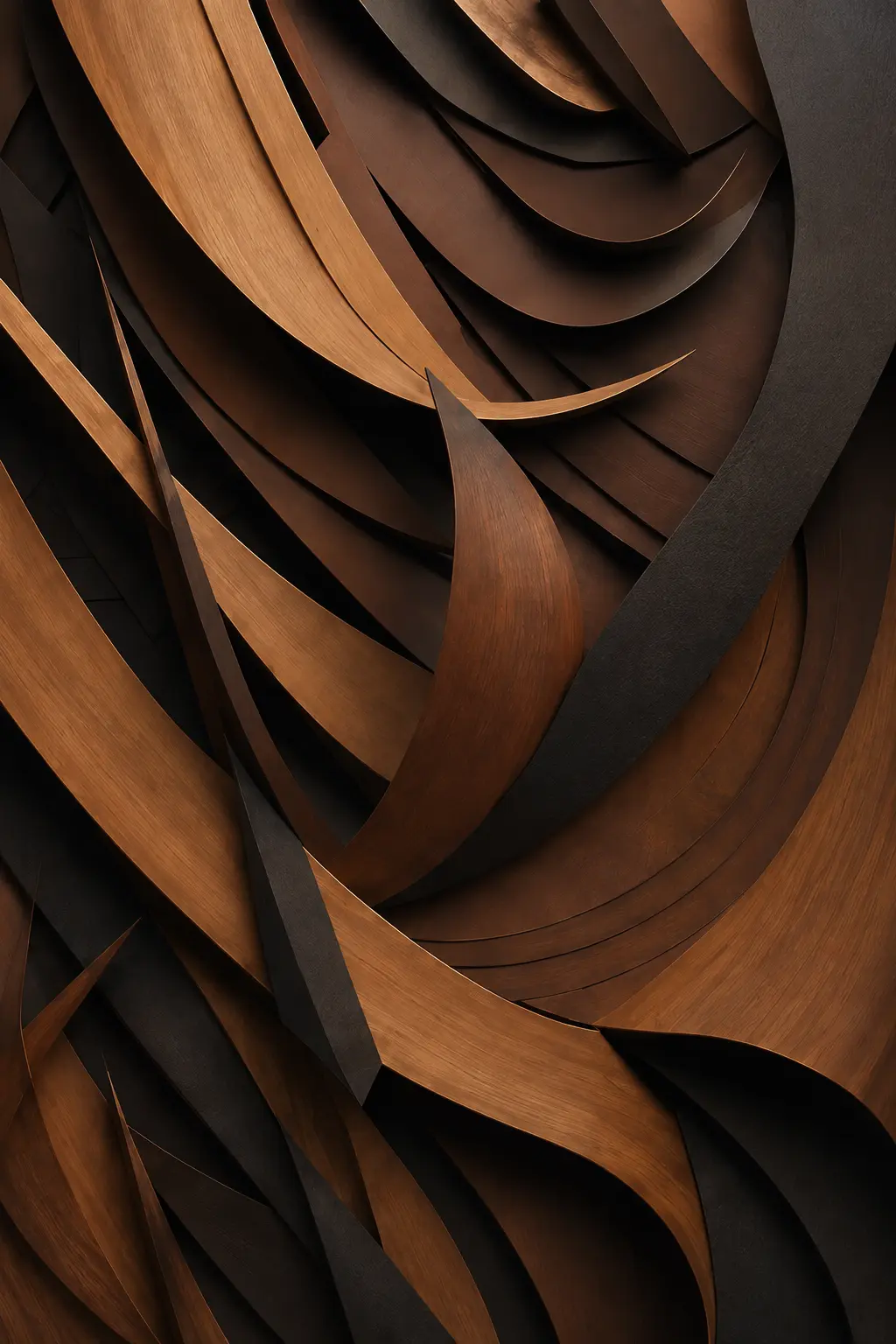 Copper Veil — Luxury Abstracts artwork by RORISPRINTS