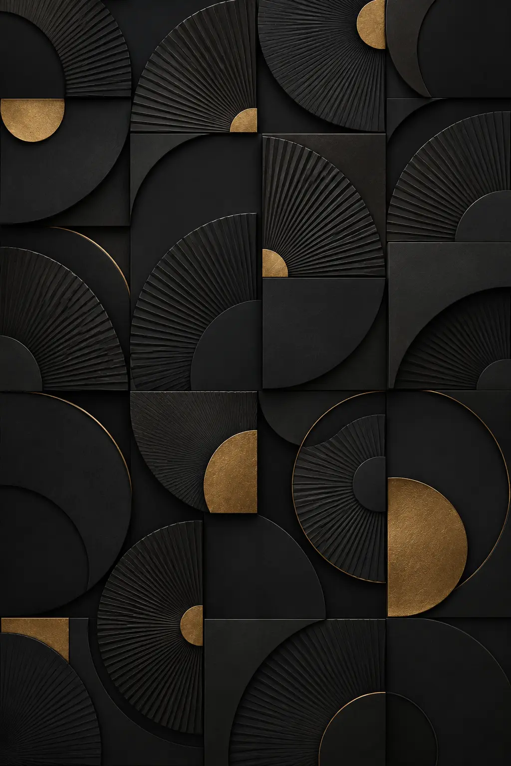 Gilded Assembly — Luxury Abstracts artwork by RORISPRINTS
