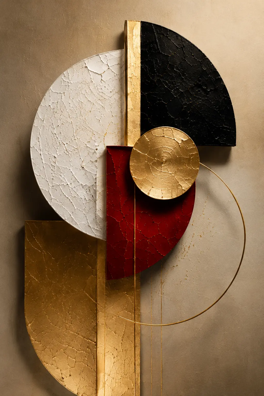 Gravity in Gold — Luxury Abstracts artwork by RORISPRINTS
