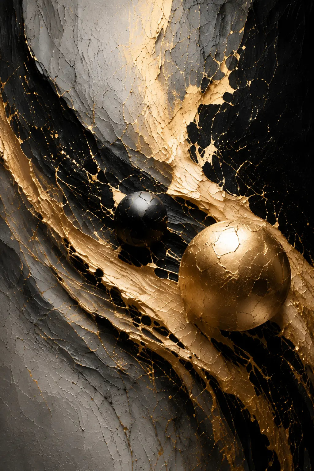 Scarlet Alignment — Luxury Abstracts artwork by RORISPRINTS