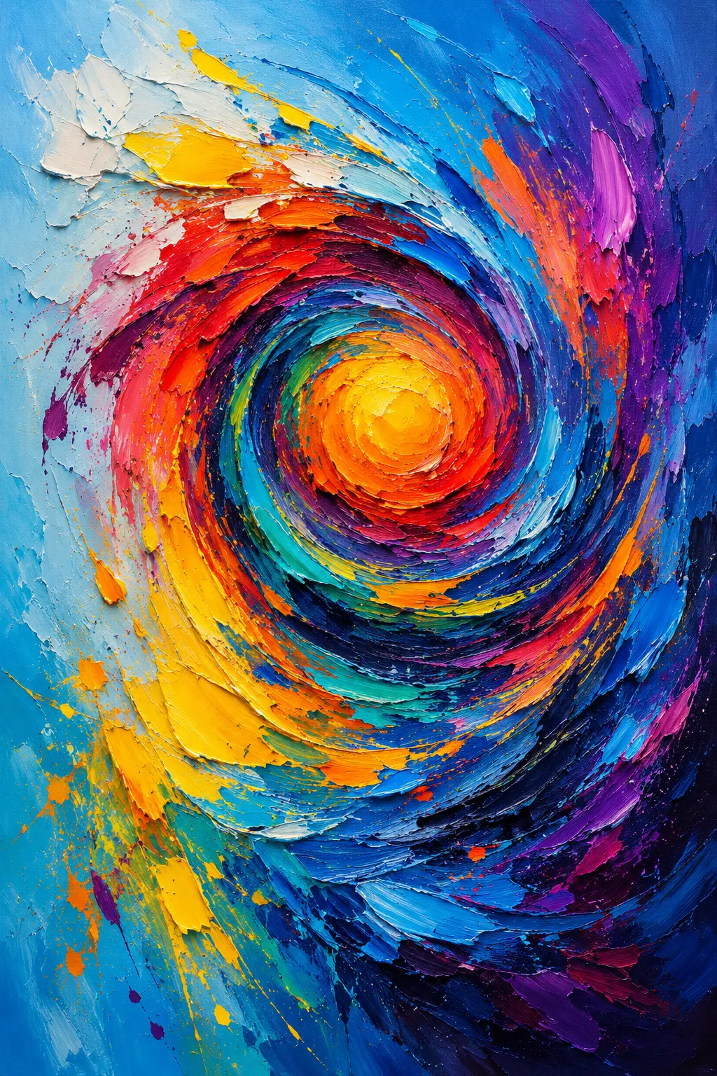 Vermilion Flight — Luxury Abstracts artwork by RORISPRINTS