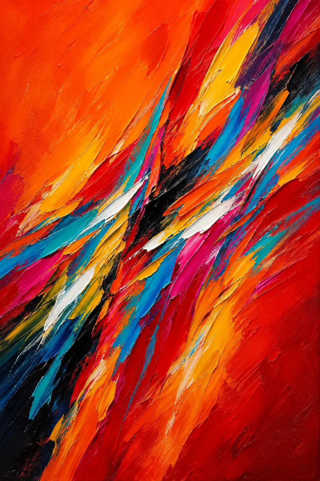 Chromatic City — Luxury Abstracts artwork by RORISPRINTS