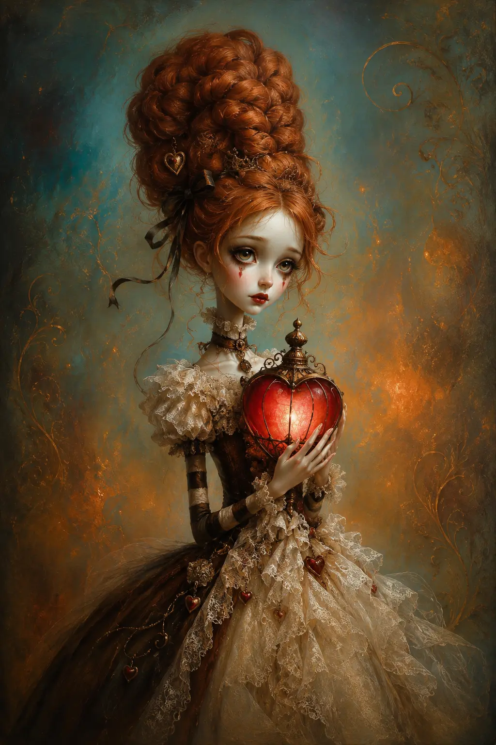 The Offering — Surrealism artwork by RORISPRINTS