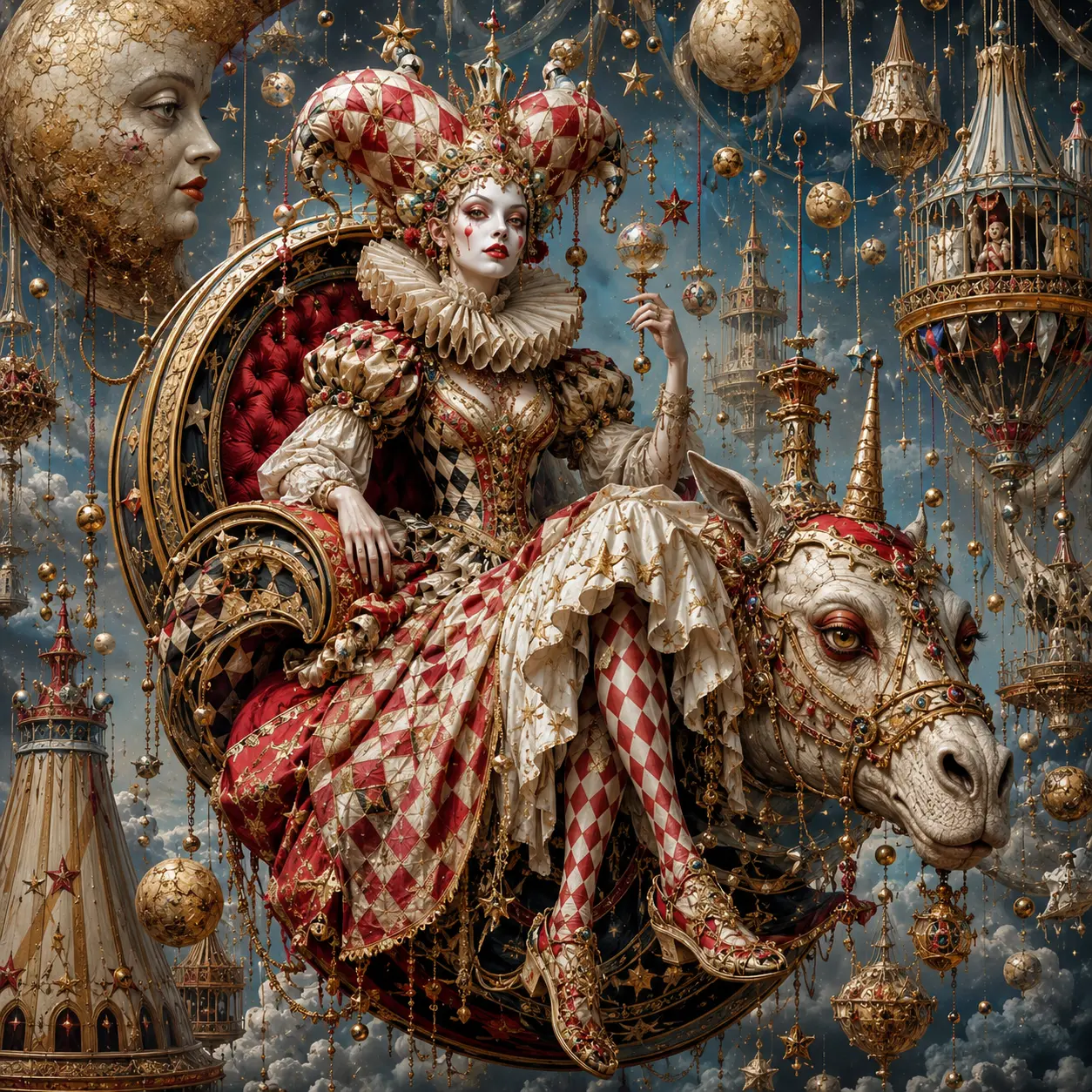 Court of Impossible Things — Surrealism artwork by RORISPRINTS